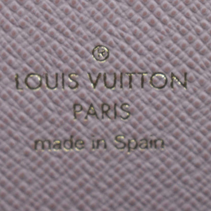 LOUIS VUITTON Clemence Monogram Canvas Zippy Wallet Brown