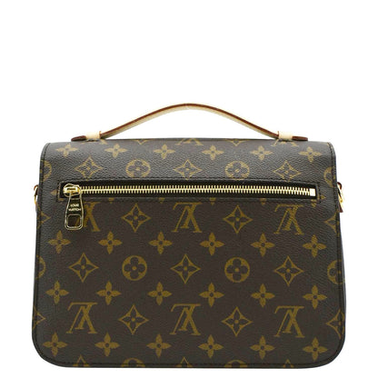 LOUIS VUITTON  Metis Pochette Monogram Canvas Crossbody Bag Brown