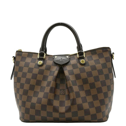 LOUIS VUITTON Siena PM Damier Ebene Shoulder Bag Brown