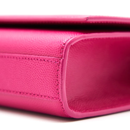 YSL / Saint Laurent Clutch Pink with GHW