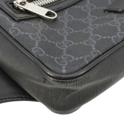 GUCCI GG Supreme Canvas Belt Bumbag Bag Black 474293