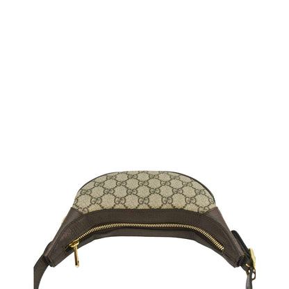 GUCCI Ophidia Mini GG Supreme Canvas Hobo Bag Beige 658551