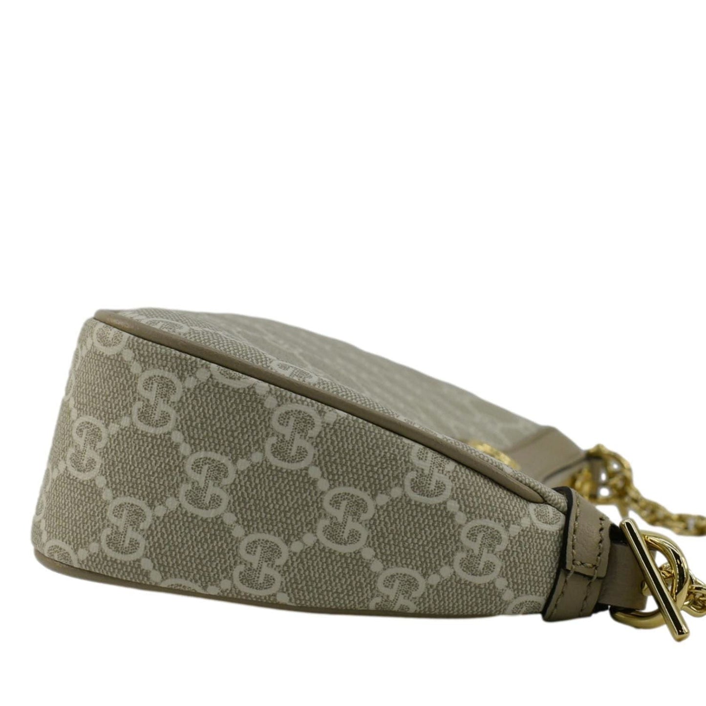 GUCCI Ophidia Small GG Supreme Canvas Hobo Bag Beige 735145
