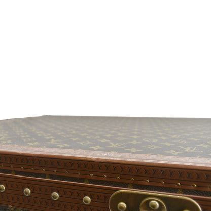 LOUIS VUITTON Bisten 75 Vintage Monogram Canvas Travel Suitcase Bag Brown