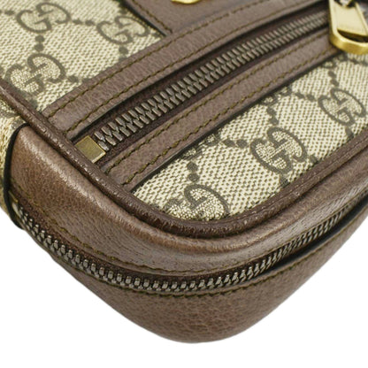 GUCCI Ophidia GG Canvas Messenger Bag Brown 598127