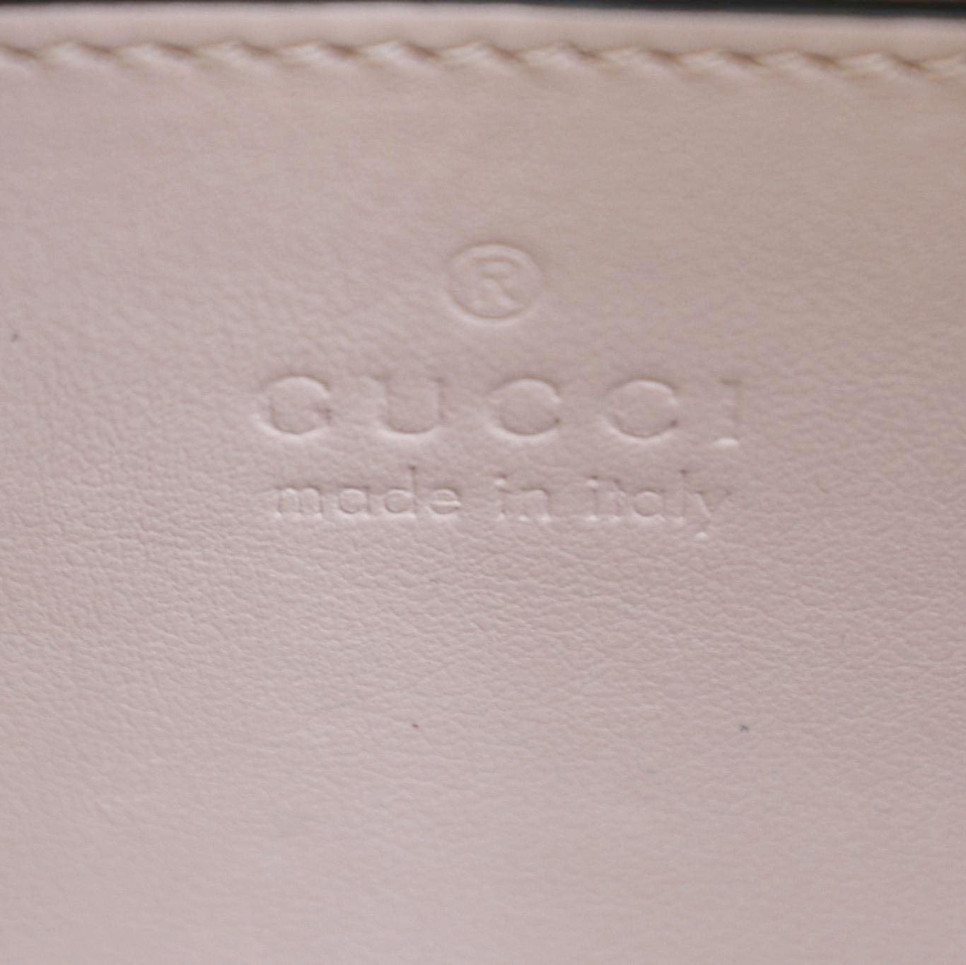 GUCCI Mini Matelasse Calfskin Leather Bowler Bag Pink 702251