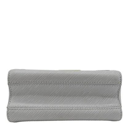 LOUIS VUITTON Twist PM Asnieres Flowers Epi Leather Crossbody Bag White