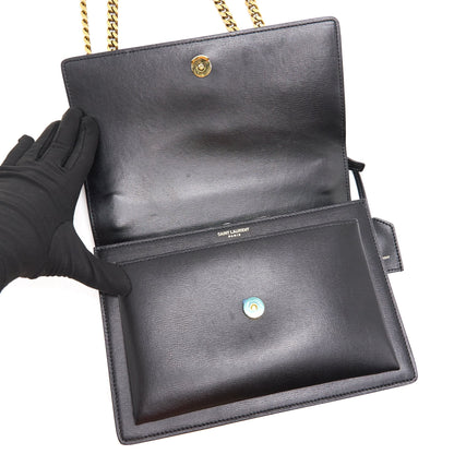 SAINT LAURENT /YSL SUNSET BLACK GOLD HARDWARE