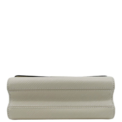 LOUIS VUITTON Twist Flower Epi Leather Chain Shoulder Bag Off White