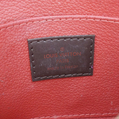 LOUIS VUITTON Damier Ebene Zippy Cosmetic Pouch Brown