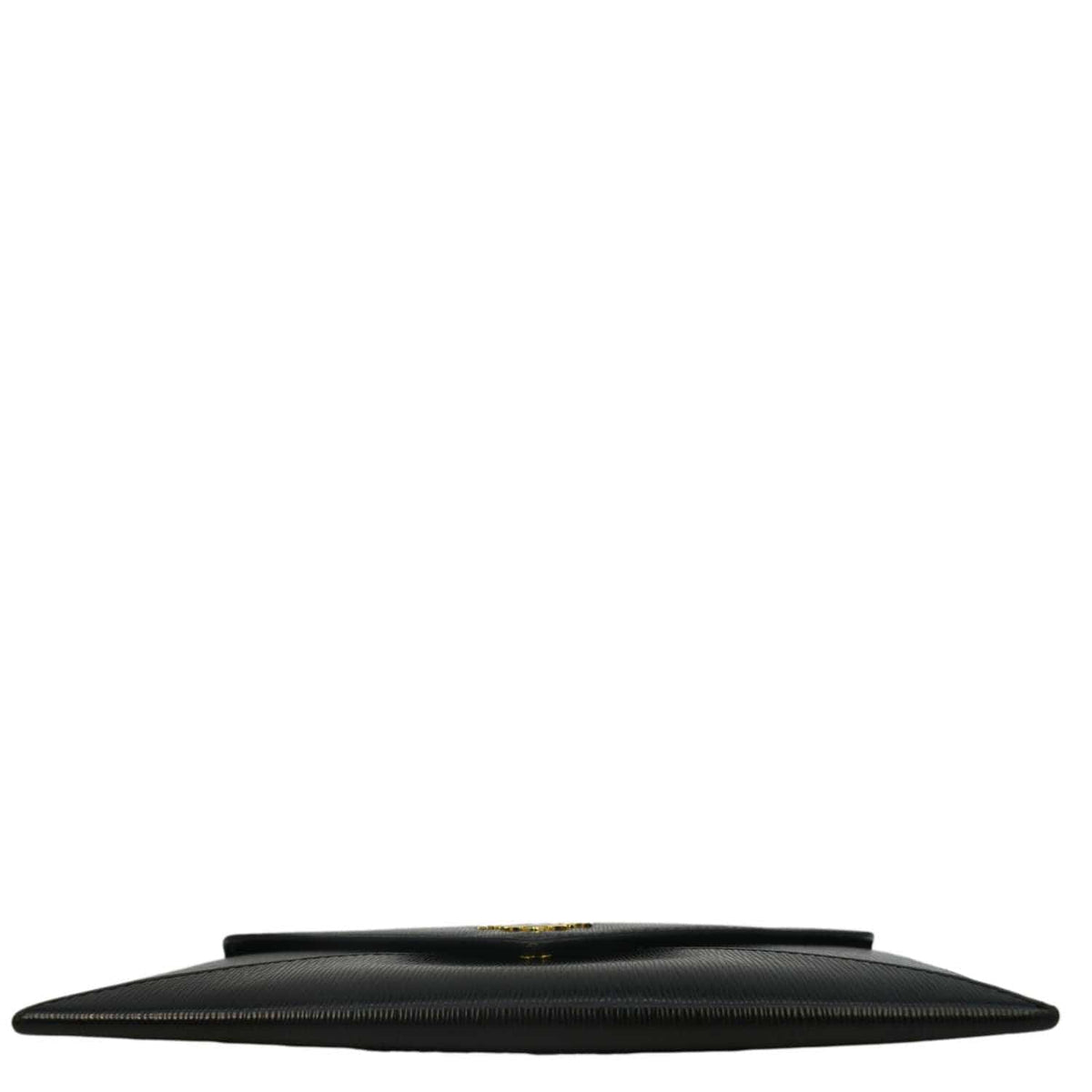 PRADA Vitello Move Envelope Leather Wallet Black