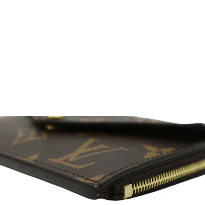 LOUIS VUITTON Monogram Canvas Recto Verso Card Holder Brown