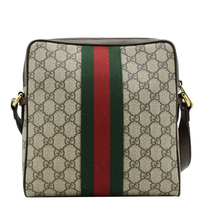 GUCCI Ophidia Small GG Canvas Messenger Bag Beige 547926