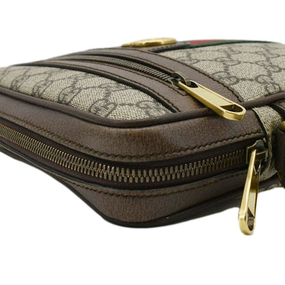 GUCCI Ophidia Small GG Canvas Messenger Bag Beige 547926