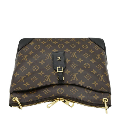 LOUIS VUITTON Odeon MM Monogram Canvas Shoulder Bag Brown