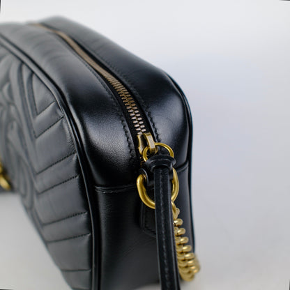 Gucci Marmont Small Camera Black Crossbody