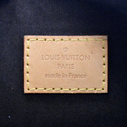 LOUIS VUITTON Alma GM Monogram Vernis Leather Satchel Bag Amarante