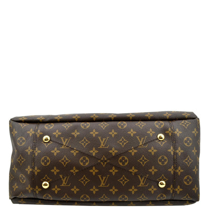 LOUIS VUITTON Artsy MM Monogram Canvas Hobo Bag Brown