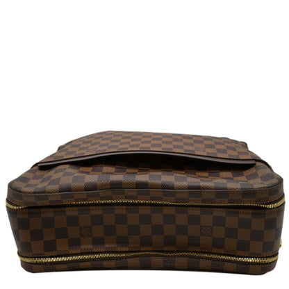 LOUIS VUITTON Dorsoduro Damier Ebene Messenger Crossbody Bag Brown