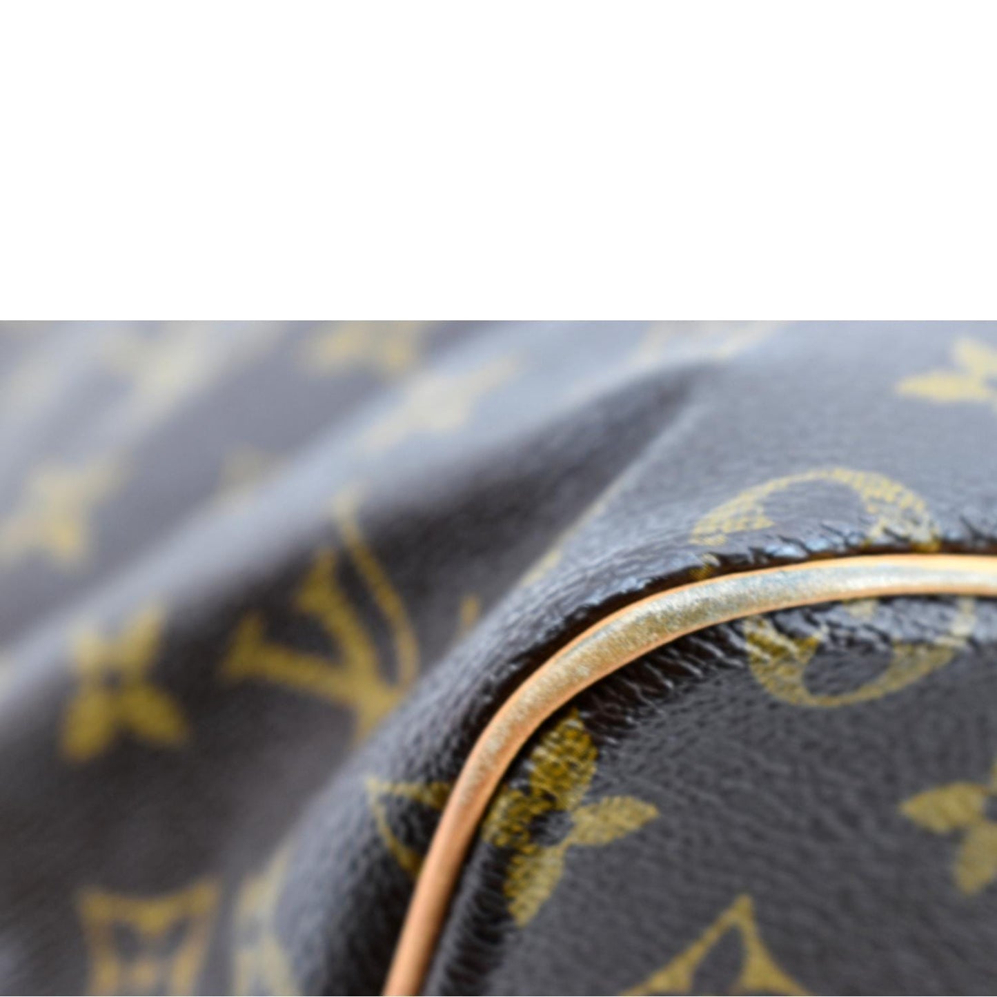 LOUIS VUITTON Palermo PM Monogram Canvas Shoulder Bag Brown