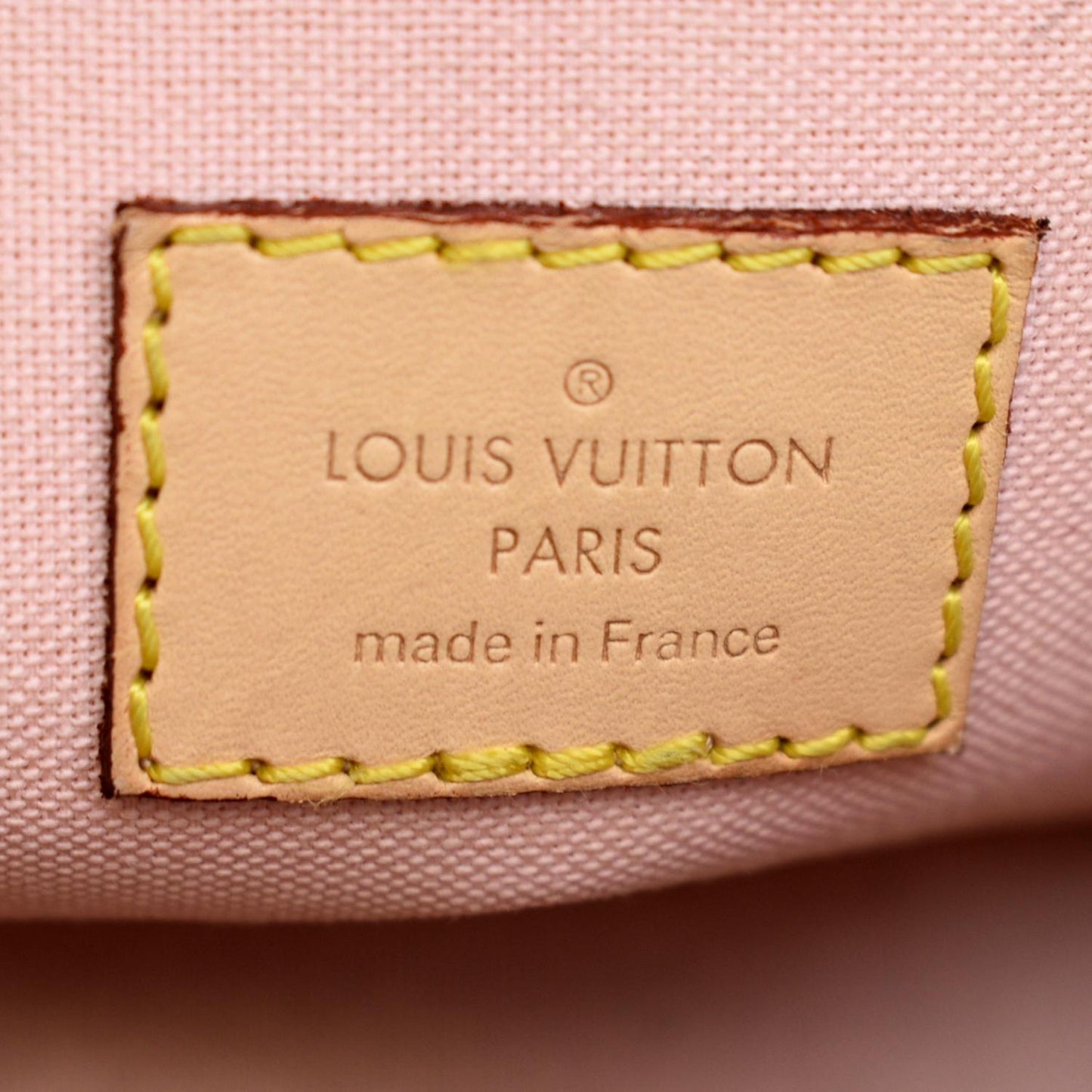 LOUIS VUITTON Croisette Damier Azur Satchel Crossbody Bag White