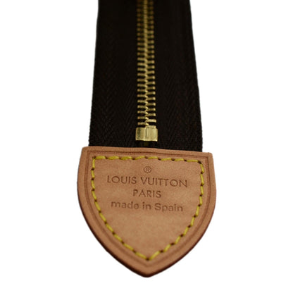 LOUIS VUITTON Toiletry 19 Monogram Canvas Cosmetics Pouch Brown