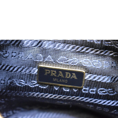 PRADA Re-Edition 2005 Saffiano Leather Shoulder Bag Black