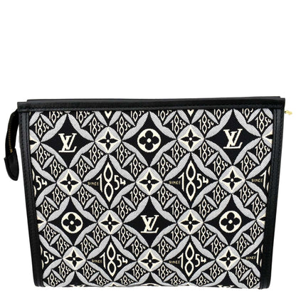 LOUIS VUITTON Since 1854 Toiletry 26 Jacquard Pouch Gray