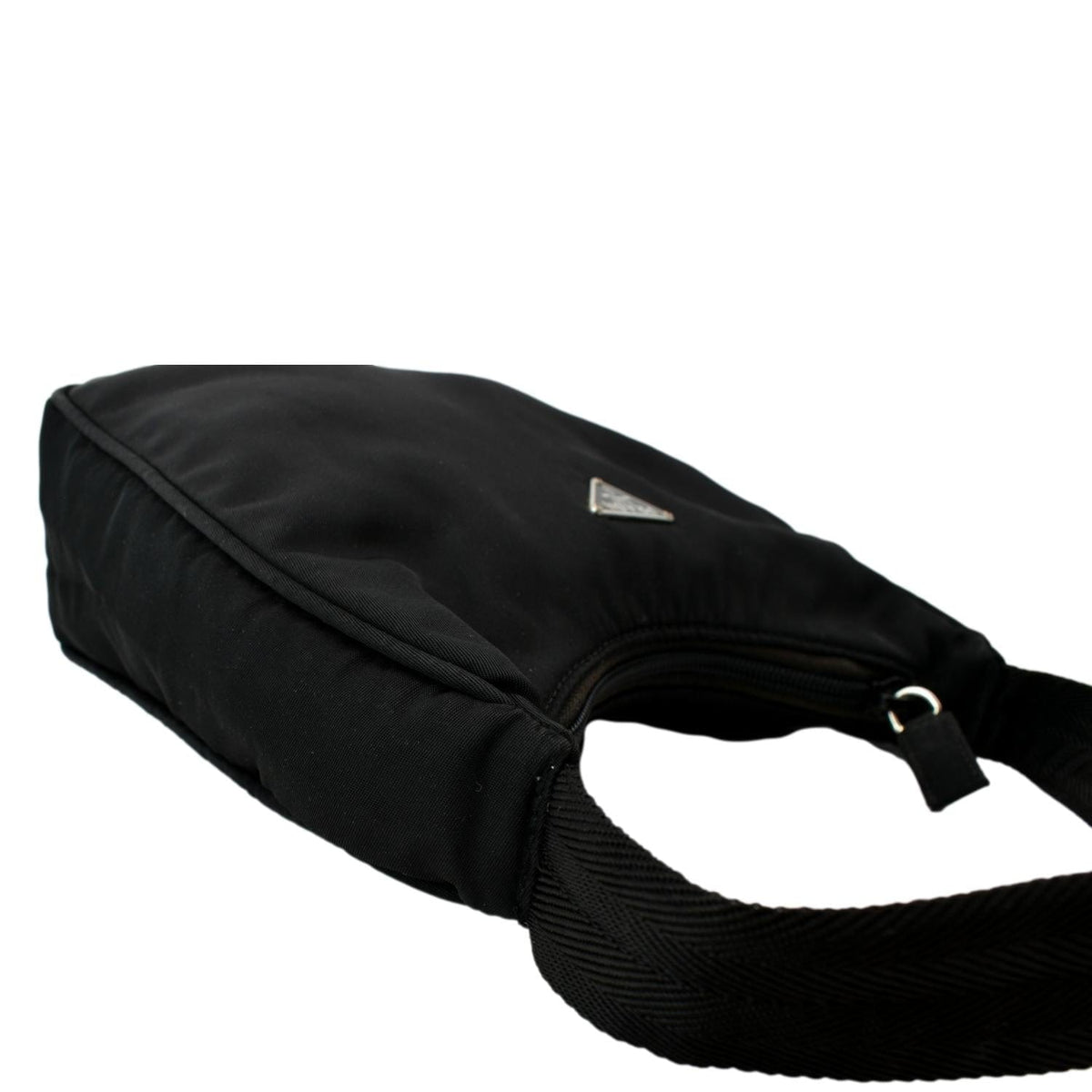 PRADA Tessuto Mini Re-Edition Nylon Shoulder Bag Black