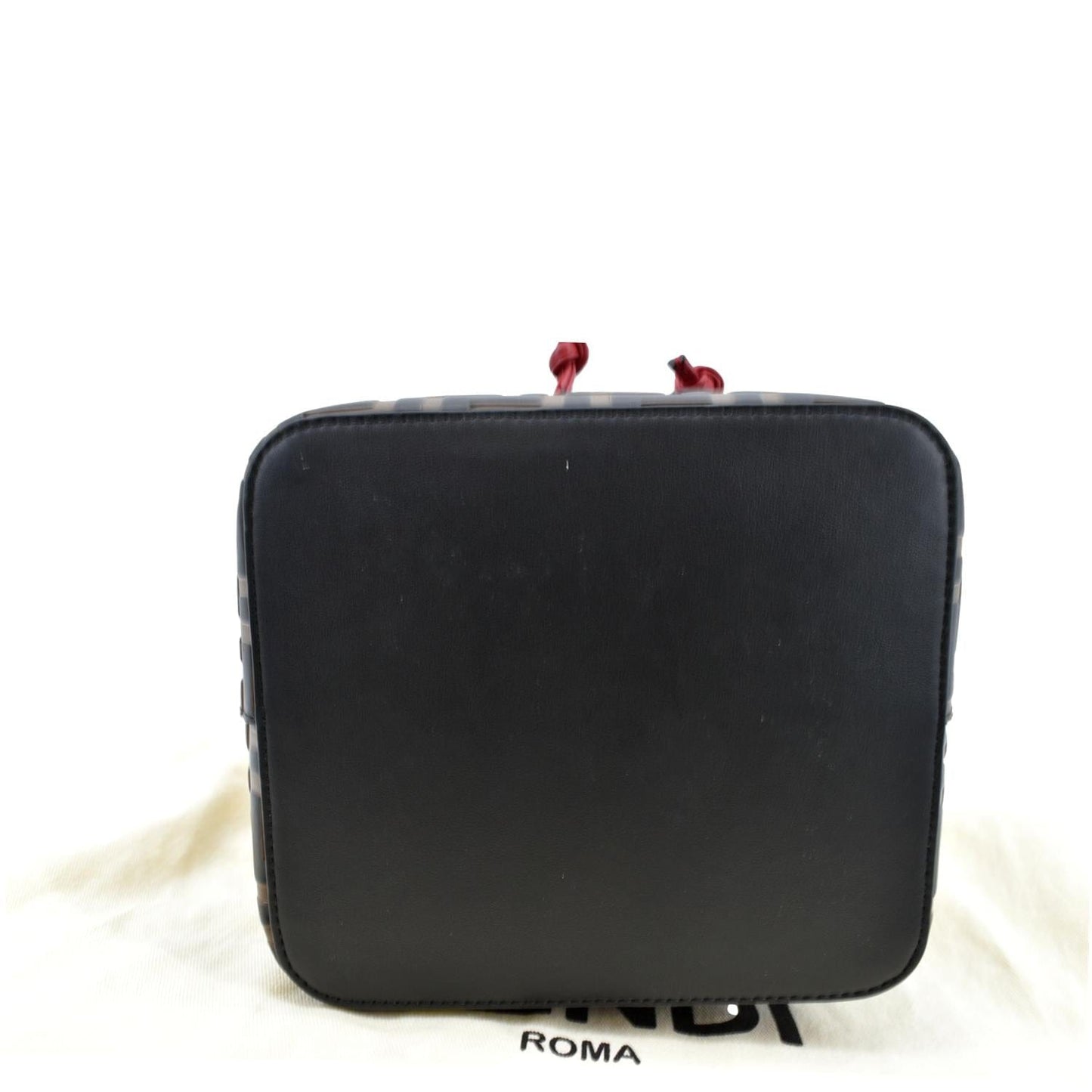 FENDI Mon Tresor Drawstring FF Canvas Bucket Bag Multicolor