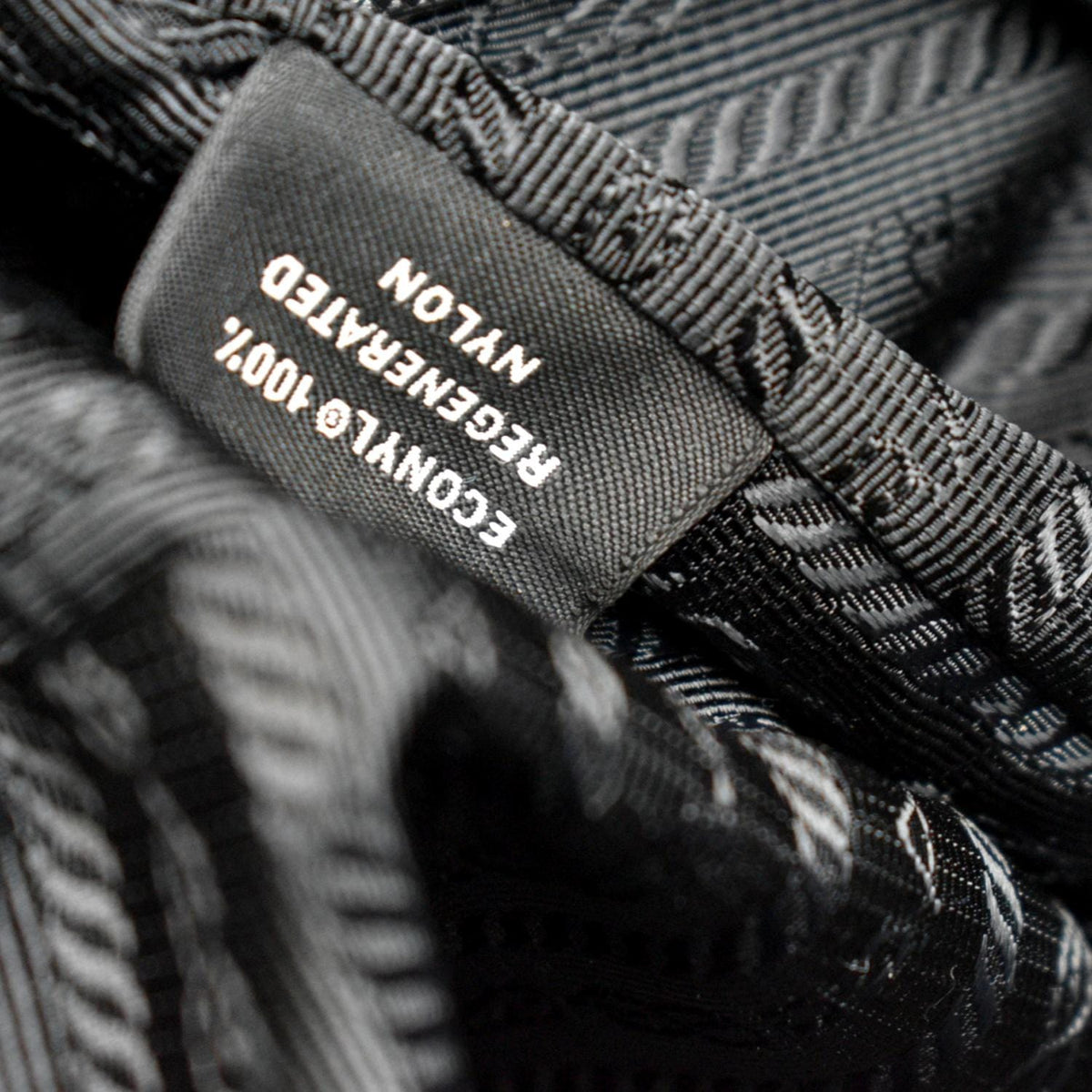 PRADA Re-nylon Core Tote Bag Black
