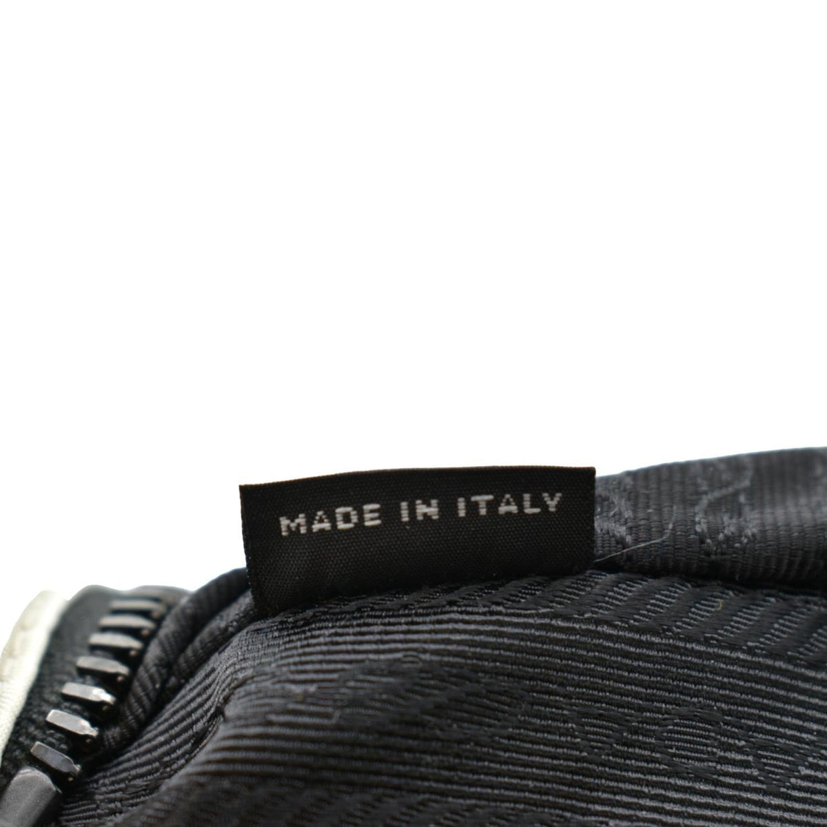 PRADA Re-Nylon Leather Crossbody Bag White