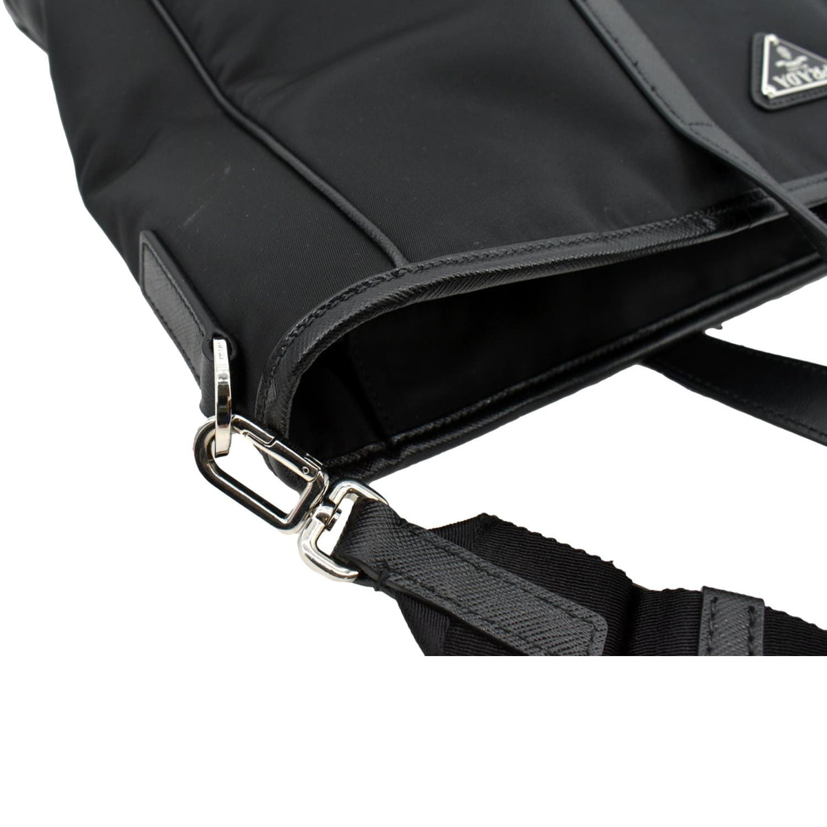 PRADA Re-nylon Core Tote Bag Black