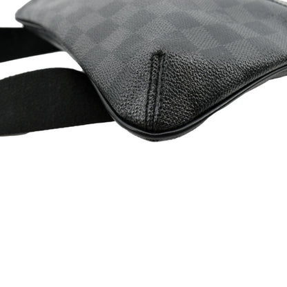 LOUIS VUITTON Bosphore Pochette Damier Graphite Messenger Bag Black