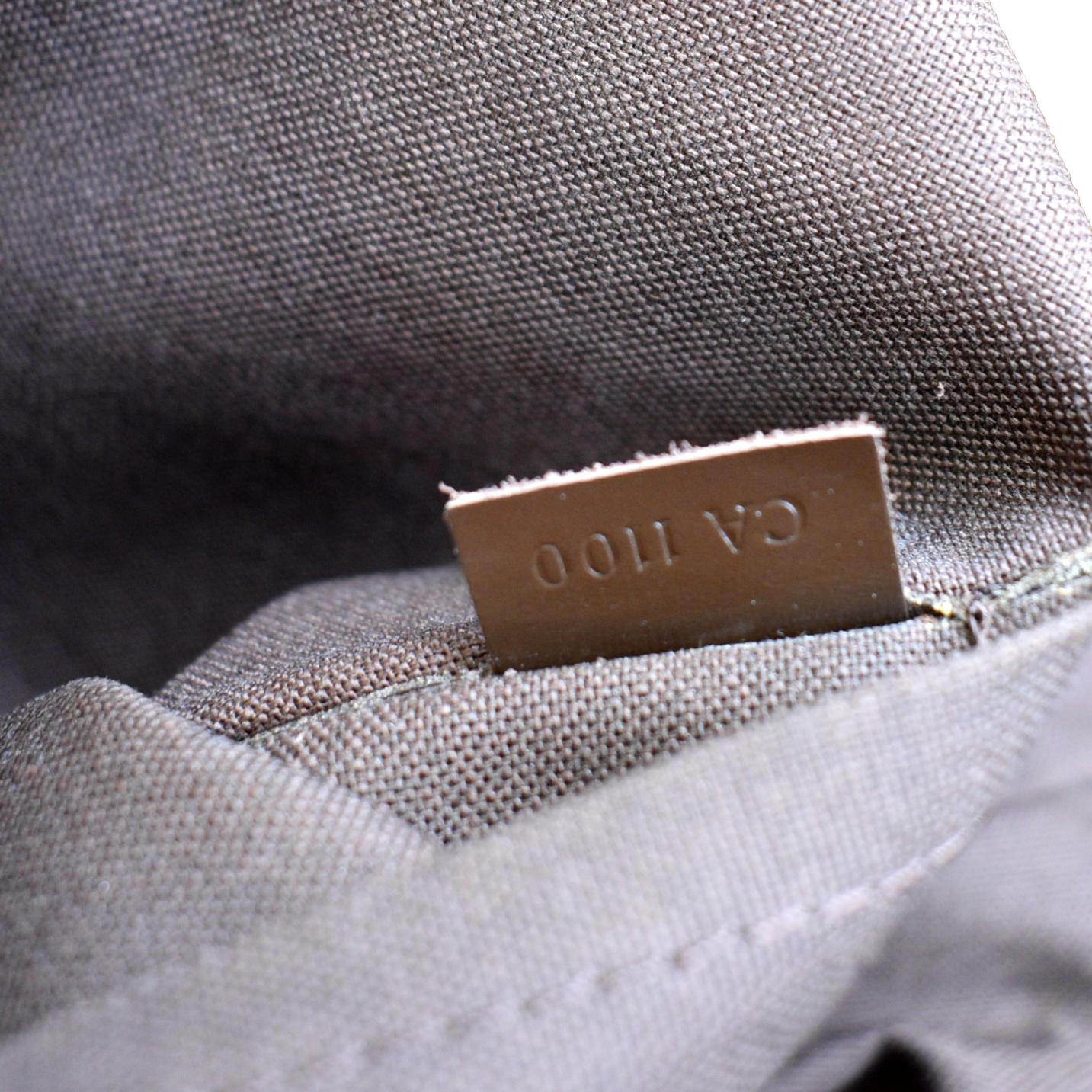 LOUIS VUITTON Brooklyn GM Damier Ebene Shoulder Bag Brown