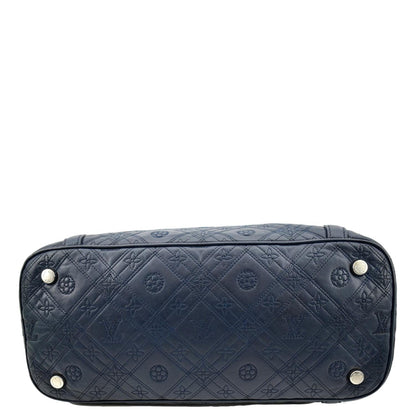 LOUIS VUITTON Antheia Ixia MM Leather Shoulder Bag Blue
