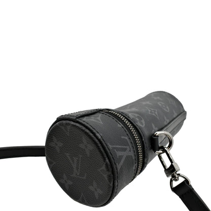 LOUIS VUITTON Monogram Eclipse Bottle Holder Black
