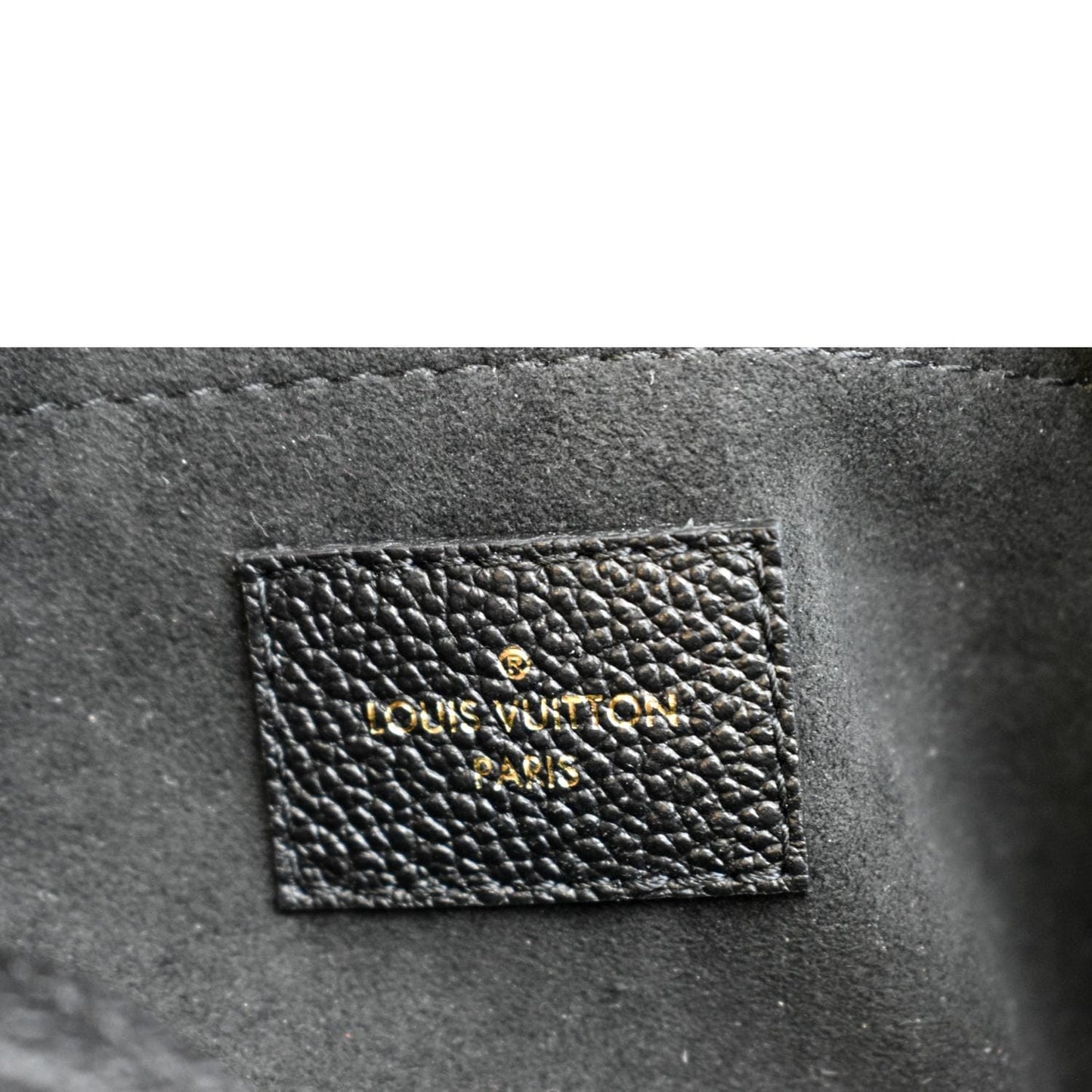 LOUIS VUITTON Giant Speedy 20 Bandouliere Empreinte  Shoulder Bag Black