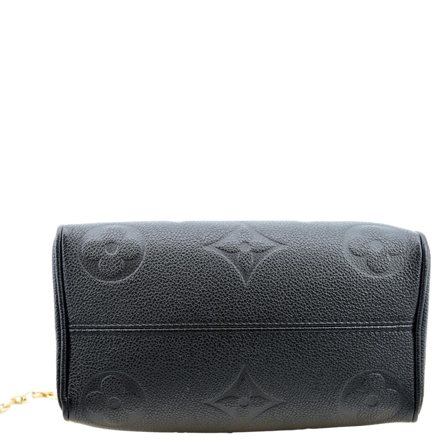 LOUIS VUITTON Giant Speedy 20 Bandouliere Empreinte  Shoulder Bag Black