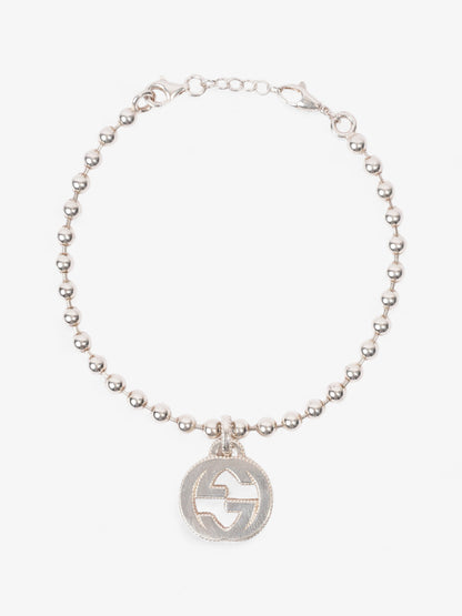 Gucci Interlocking G Bracelet Silver Silver Sterling 17
