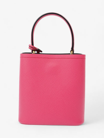 Prada Pannier Hot Pink Saffiano Leather Small