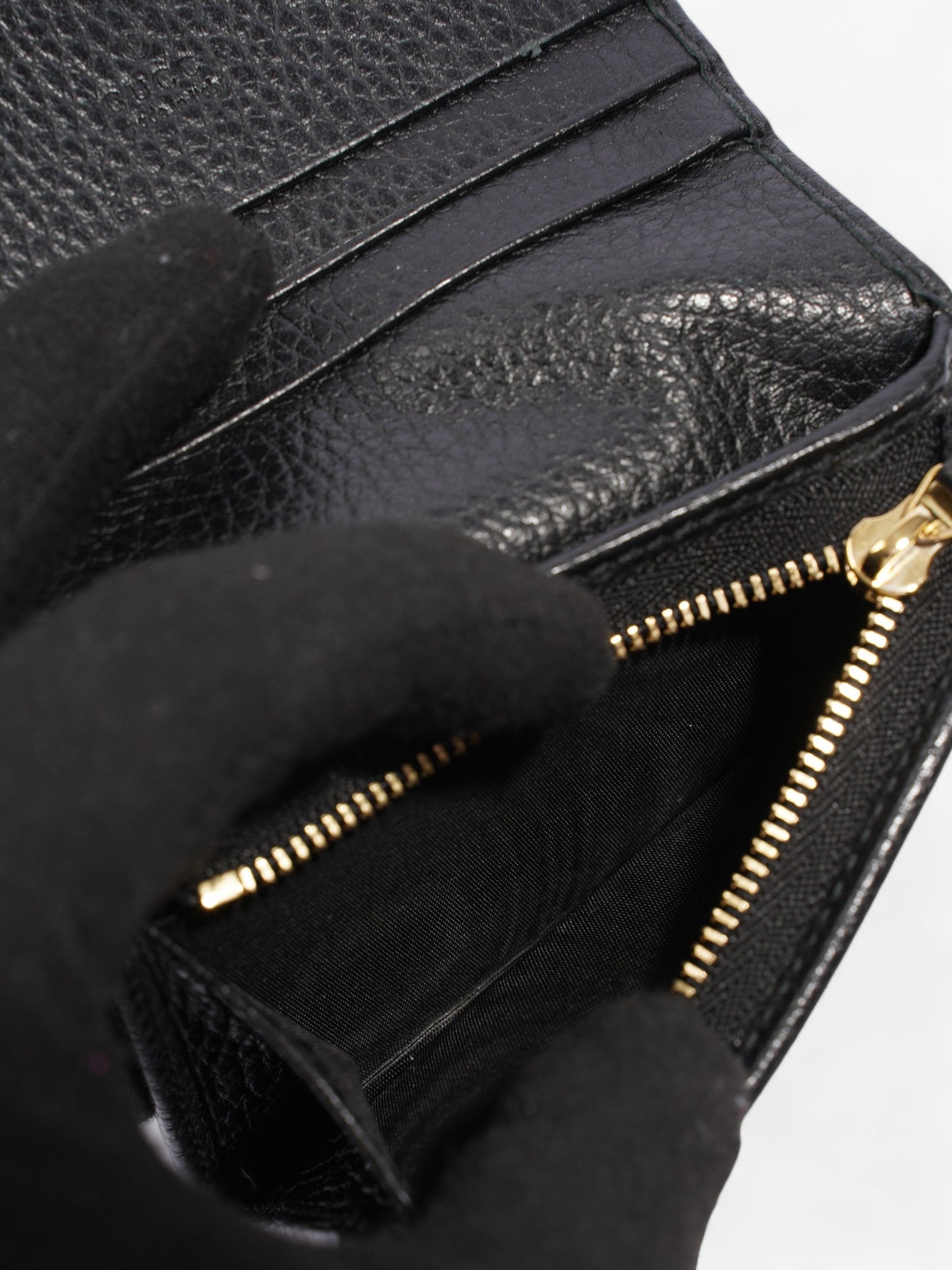 Gucci GG Marmont Card Holder Black Leather