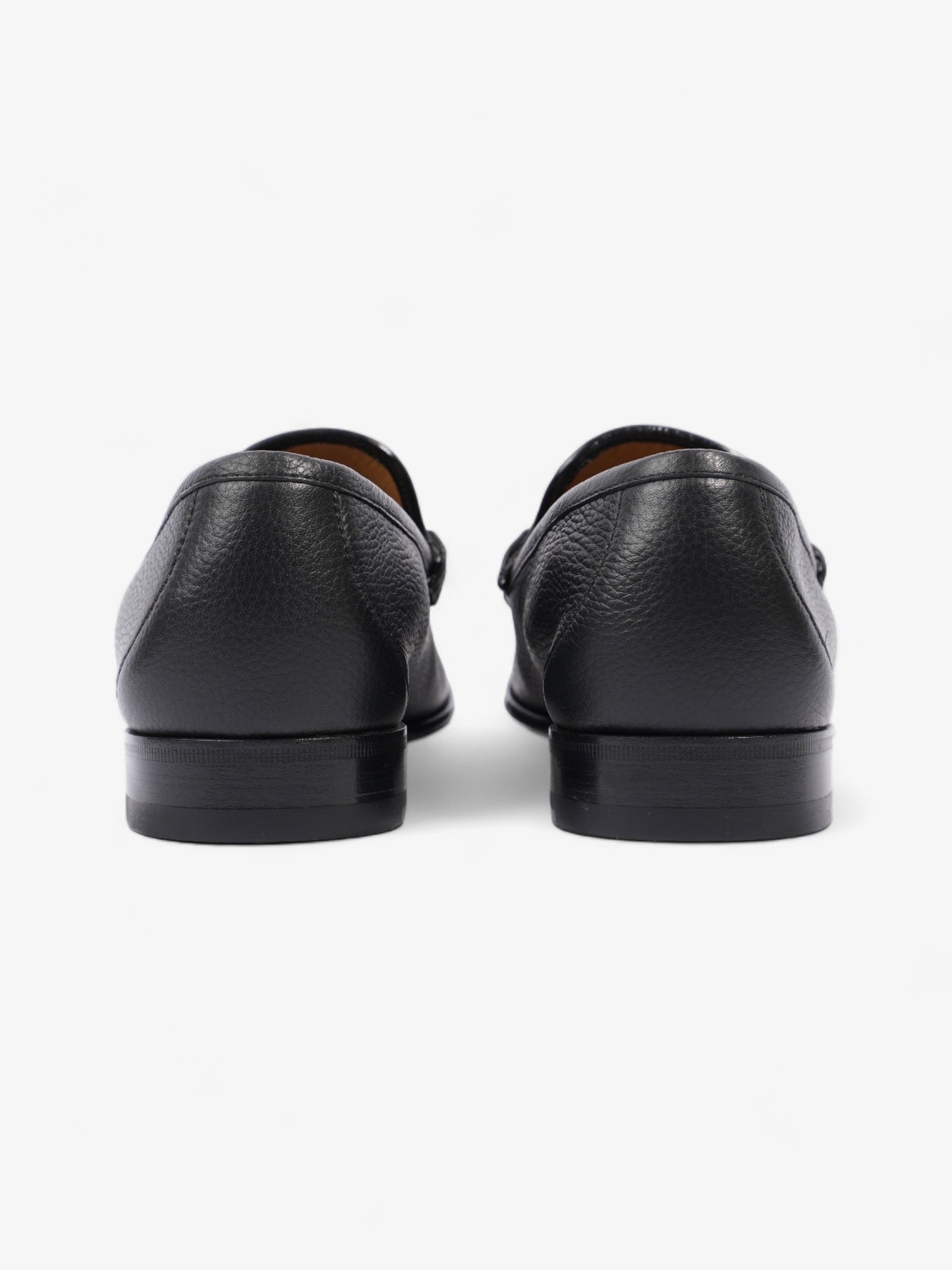 Gucci Horsebit Loafers Black / Green / Red Leather EU 45 UK 11