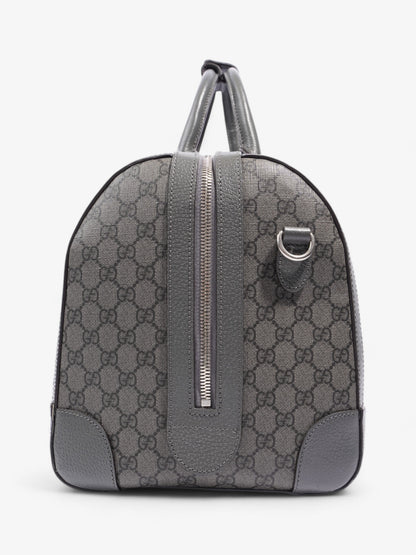Gucci Ophidia Duffle Bag GG Supreme / Grey Coated Canvas Large