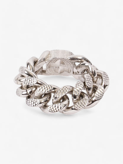 Gucci Interlocking G Gourmette Chain Ring Palladium Palladium Small (Circumference - 54mm)