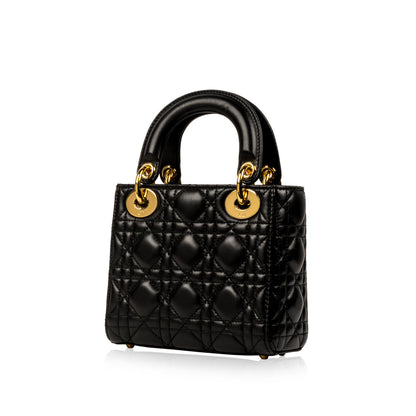 Lady Dior - Mini - Black Lambskin
