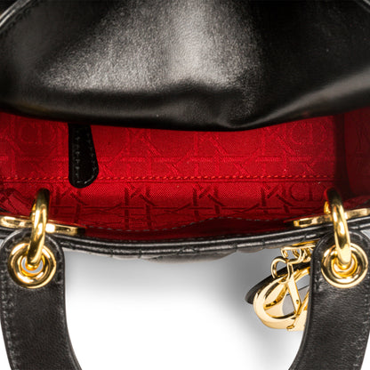 Lady Dior - Mini - Black Lambskin