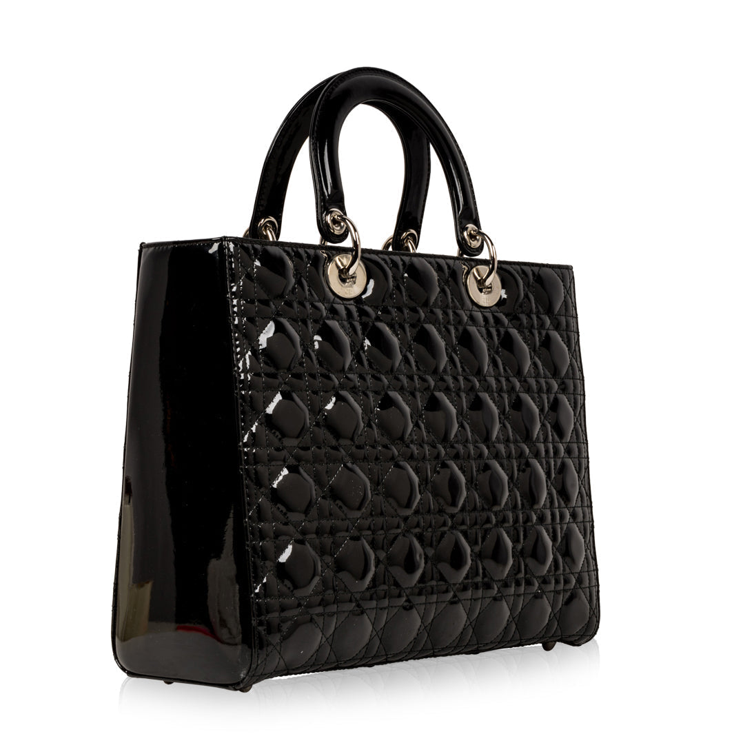 Lady Dior Leather - Patent