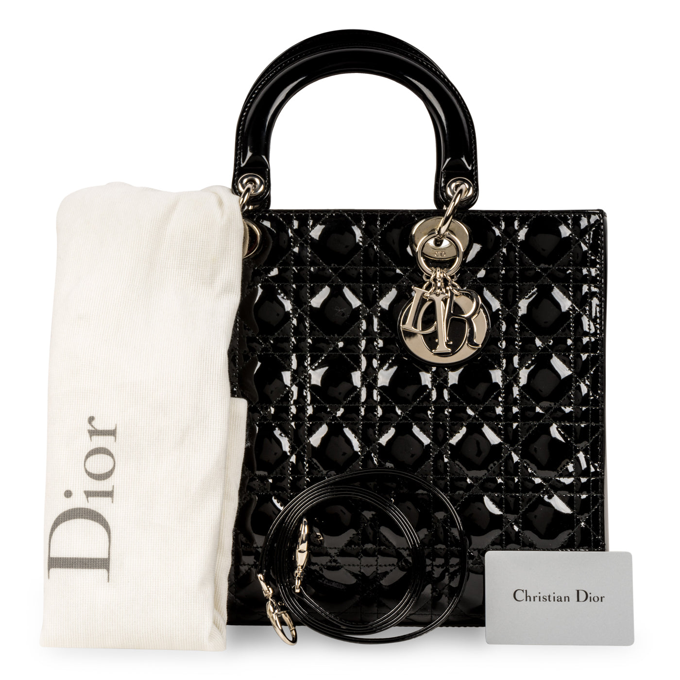 Lady Dior Leather - Patent