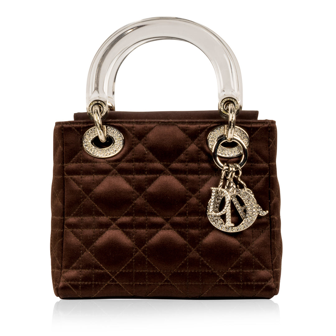 Christian Dior Lady Dior Micro - Satin